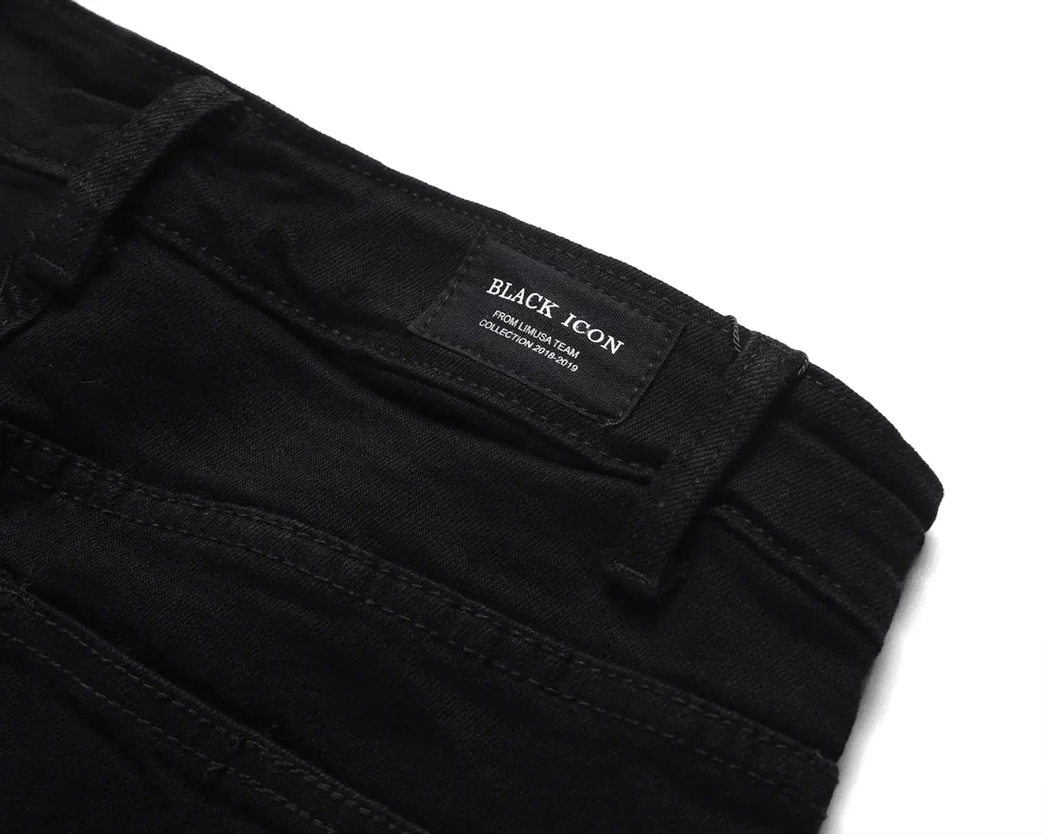 AMIRI Style Black Skinny Jeans with Zipper and Rips - New Era Fashion LLc