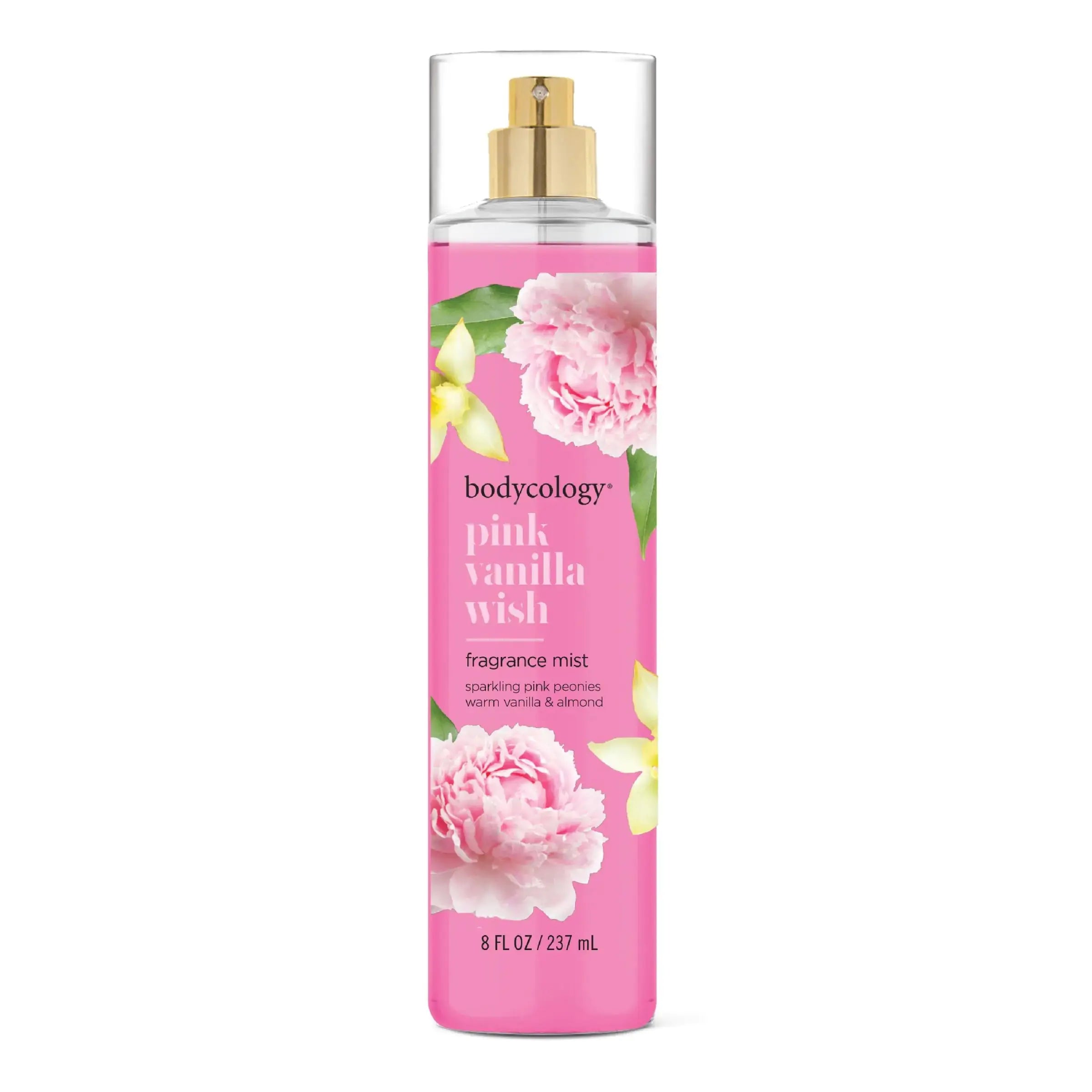 Bodycology Long-Lasting Fragrance Body Mist Pink Vanilla Wish 8 fl oz - New Era Fashion LLc