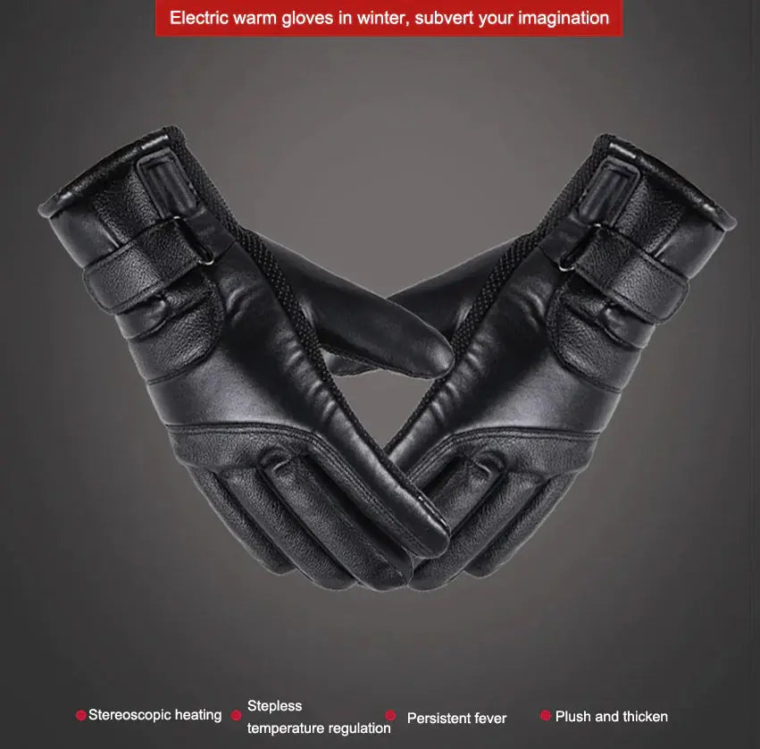 Electric USB Heated Gloves Winter Warming Thermal Ski Snow Hand Warm Windproof Zendrop